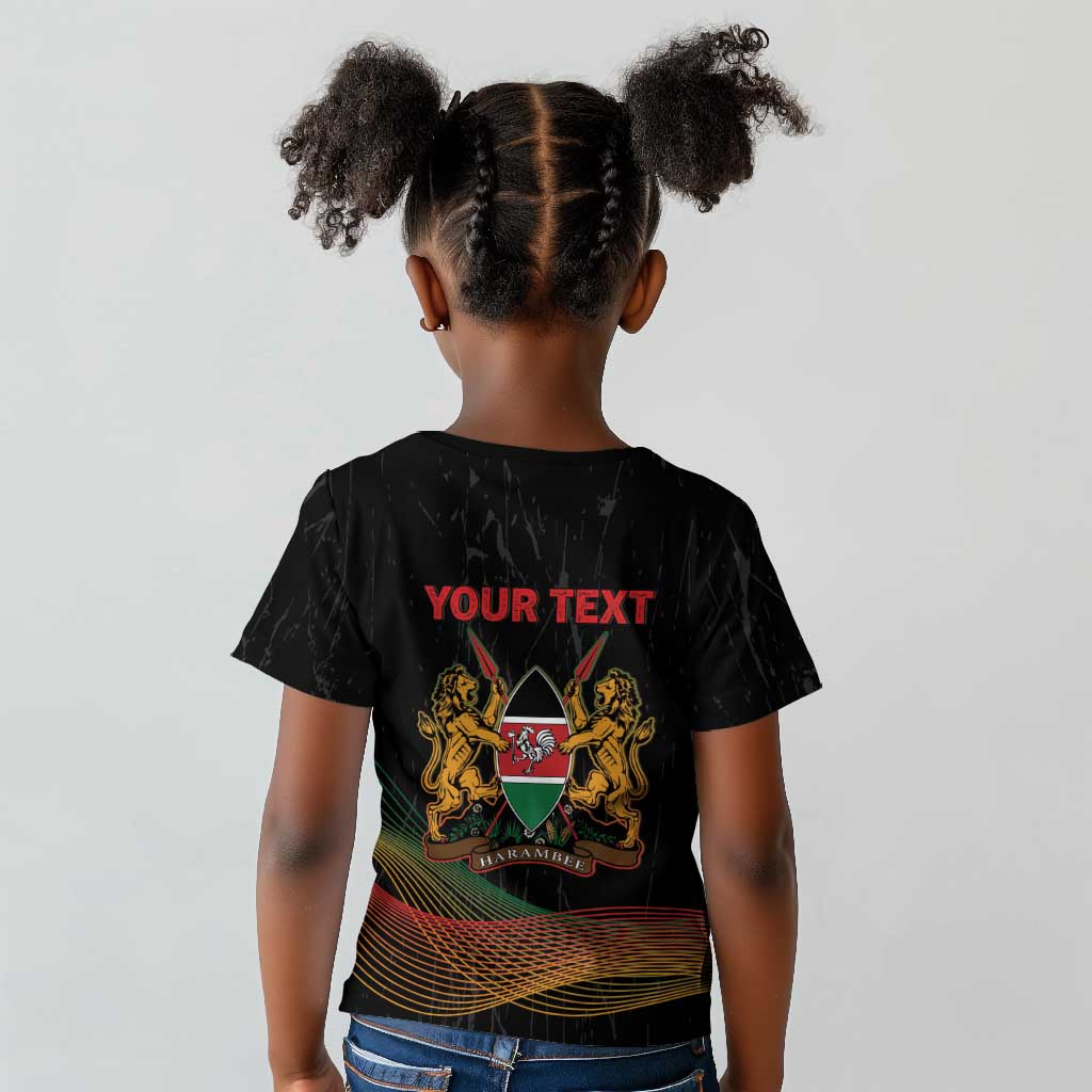 Personalized Kenya Black History Month Kid T shirt Live It Learn It Make It - Wonder Print Shop