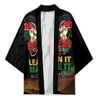 Personalized Kenya Black History Month Kimono Live It Learn It Make It - Wonder Print Shop