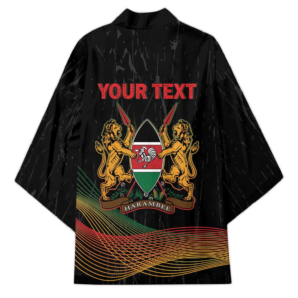 Personalized Kenya Black History Month Kimono Live It Learn It Make It - Wonder Print Shop