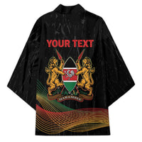Personalized Kenya Black History Month Kimono Live It Learn It Make It - Wonder Print Shop