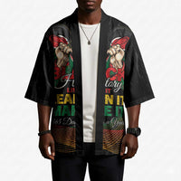 Personalized Kenya Black History Month Kimono Live It Learn It Make It - Wonder Print Shop