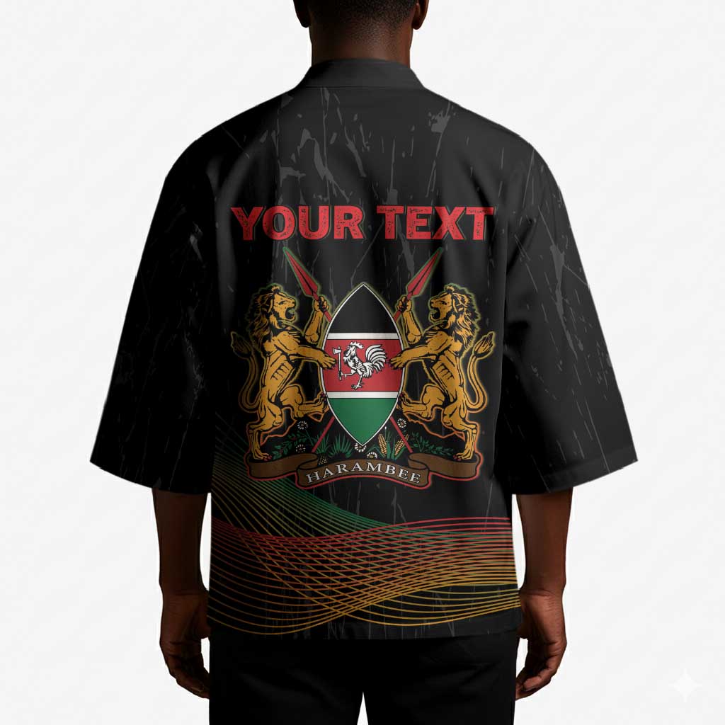 Personalized Kenya Black History Month Kimono Live It Learn It Make It - Wonder Print Shop