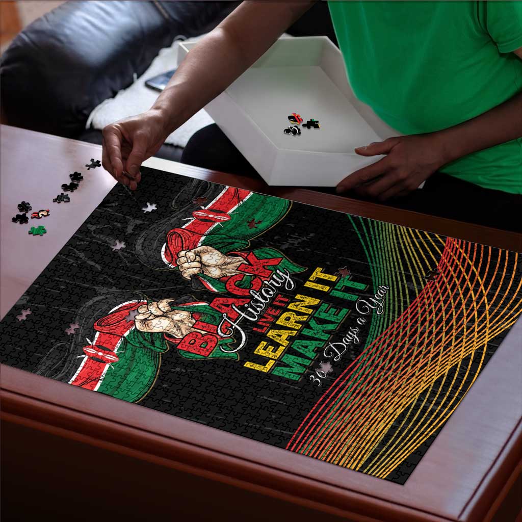 Kenya Black History Month Puzzle Live It Learn It Make It - Wonder Print Shop