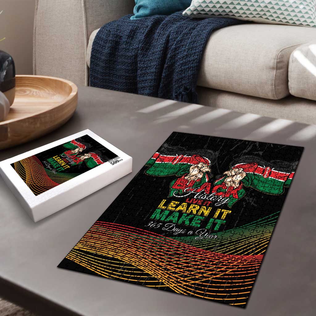 Kenya Black History Month Puzzle Live It Learn It Make It - Wonder Print Shop