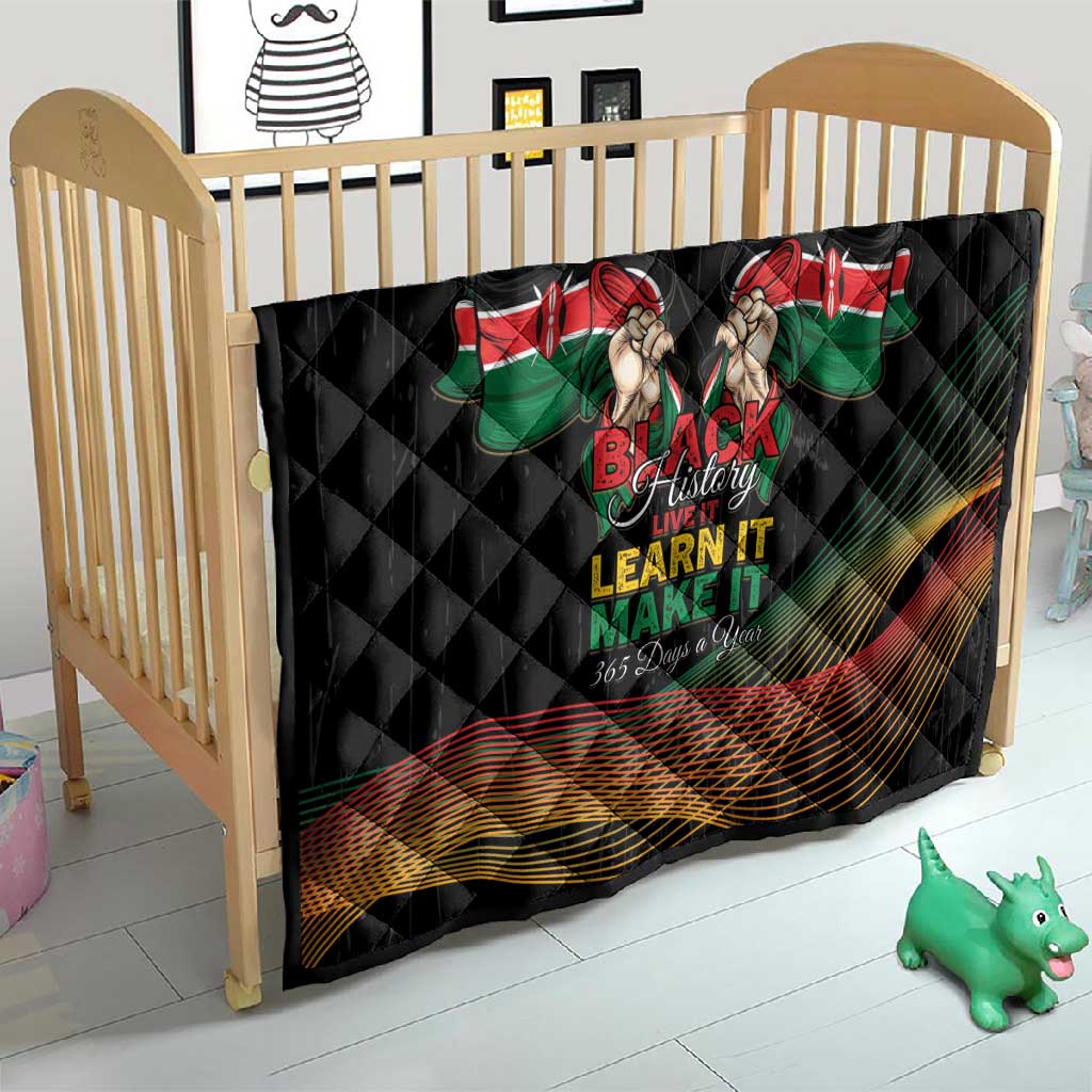 Kenya Black History Month Quilt Live It Learn It Make It - Wonder Print Shop
