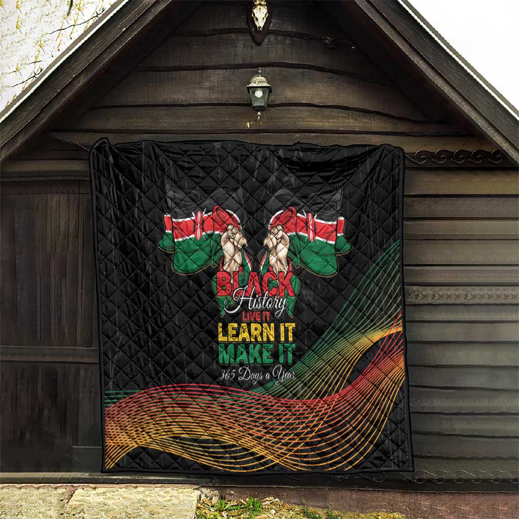 Kenya Black History Month Quilt Live It Learn It Make It - Wonder Print Shop
