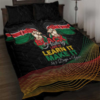 Kenya Black History Month Quilt Bed Set Live It Learn It Make It - Wonder Print Shop