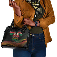Kenya Black History Month Shoulder Handbag Live It Learn It Make It - Wonder Print Shop