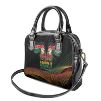 Kenya Black History Month Shoulder Handbag Live It Learn It Make It - Wonder Print Shop