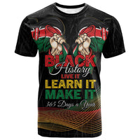 Personalized Kenya Black History Month T shirt Live It Learn It Make It - Wonder Print Shop