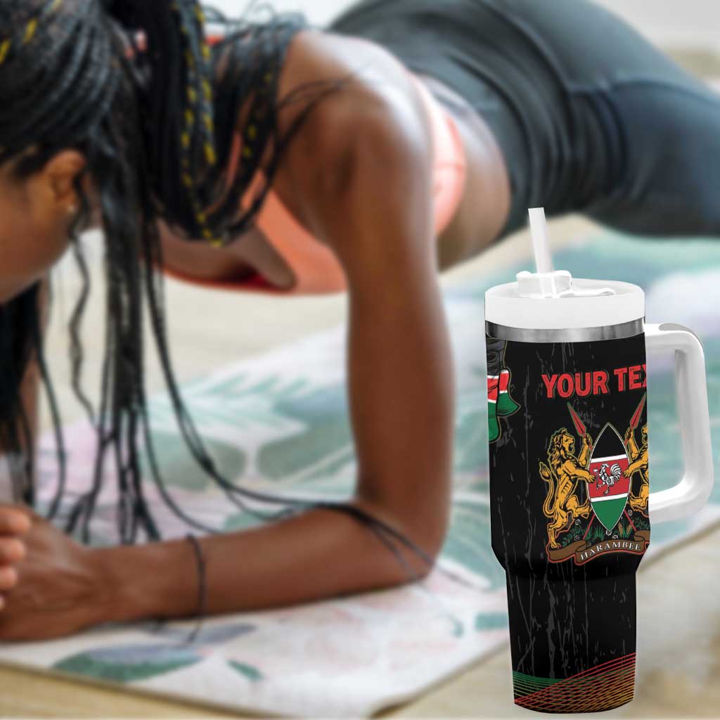 Personalized Kenya Black History Month Tumbler With Handle Live It Learn It Make It - Wonder Print Shop