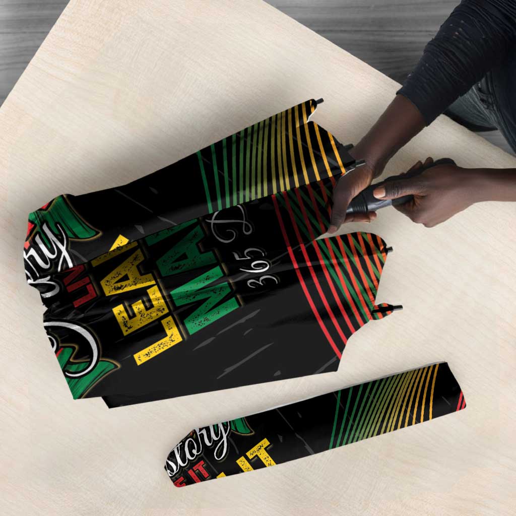 Kenya Black History Month Umbrella Live It Learn It Make It - Wonder Print Shop