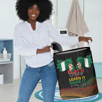 Nigeria Black History Month Laundry Basket Live It Learn It Make It - Wonder Print Shop