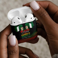 Nigeria Black History Month AirPods Case Live It Learn It Make It - Wonder Print Shop