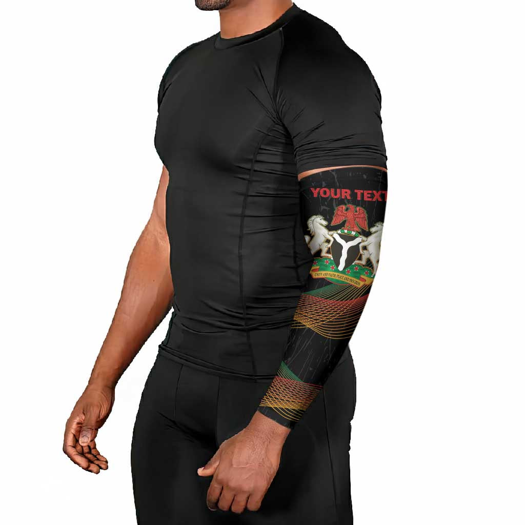 Personalized Nigeria Black History Month Arm Sleeves Live It Learn It Make It - Wonder Print Shop