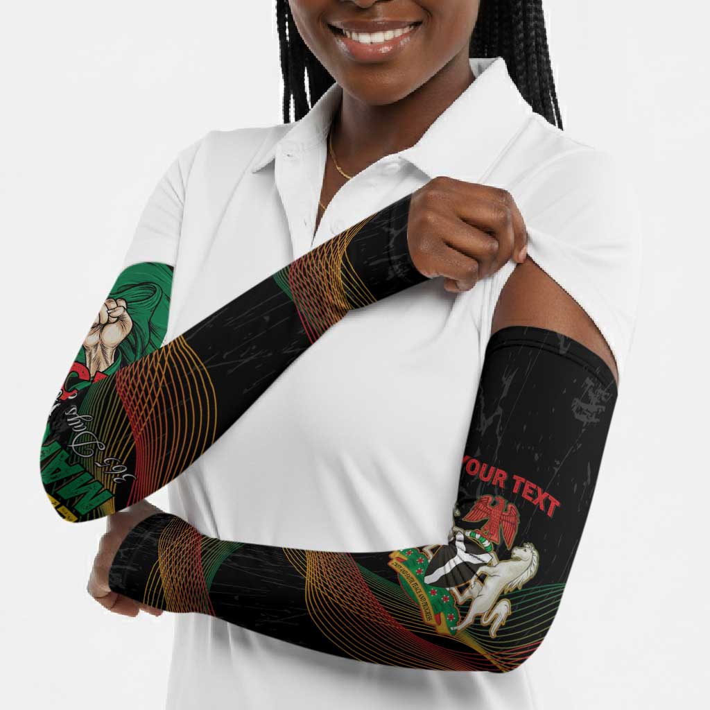 Personalized Nigeria Black History Month Arm Sleeves Live It Learn It Make It - Wonder Print Shop