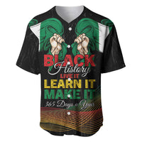 Personalized Nigeria Black History Month Baseball Jersey Live It Learn It Make It - Wonder Print Shop