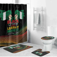 Nigeria Black History Month Bathroom Set Live It Learn It Make It - Wonder Print Shop