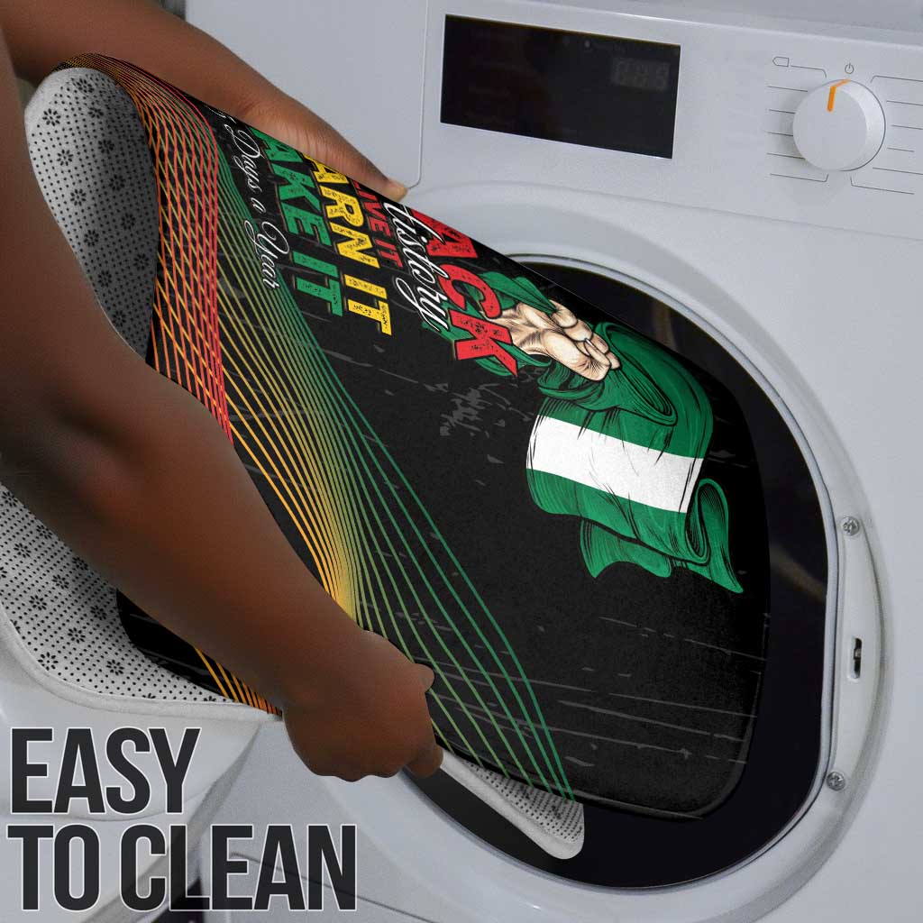 Nigeria Black History Month Bathroom Set Live It Learn It Make It - Wonder Print Shop