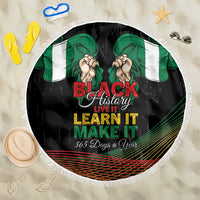 Nigeria Black History Month Beach Blanket Live It Learn It Make It - Wonder Print Shop