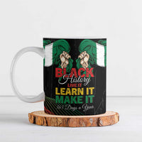 Personalized Nigeria Black History Month Ceramic Mug Live It Learn It Make It - Wonder Print Shop