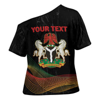 Personalized Nigeria Black History Month Cross Shoulder Shirt Live It Learn It Make It - Wonder Print Shop