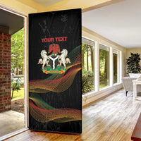 Personalized Nigeria Black History Month Door Cover Live It Learn It Make It - Wonder Print Shop