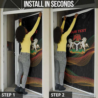 Personalized Nigeria Black History Month Door Cover Live It Learn It Make It - Wonder Print Shop