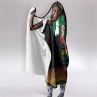 Nigeria Black History Month Hooded Blanket Live It Learn It Make It - Wonder Print Shop