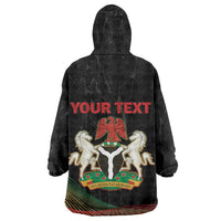 Personalized Nigeria Black History Month Kid Wearable Blanket Hoodie Live It Learn It Make It - Wonder Print Shop