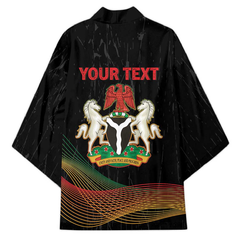 Personalized Nigeria Black History Month Kimono Live It Learn It Make It - Wonder Print Shop