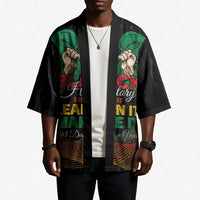 Personalized Nigeria Black History Month Kimono Live It Learn It Make It - Wonder Print Shop