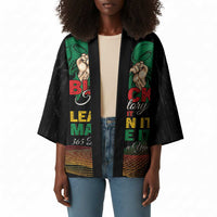 Personalized Nigeria Black History Month Kimono Live It Learn It Make It - Wonder Print Shop