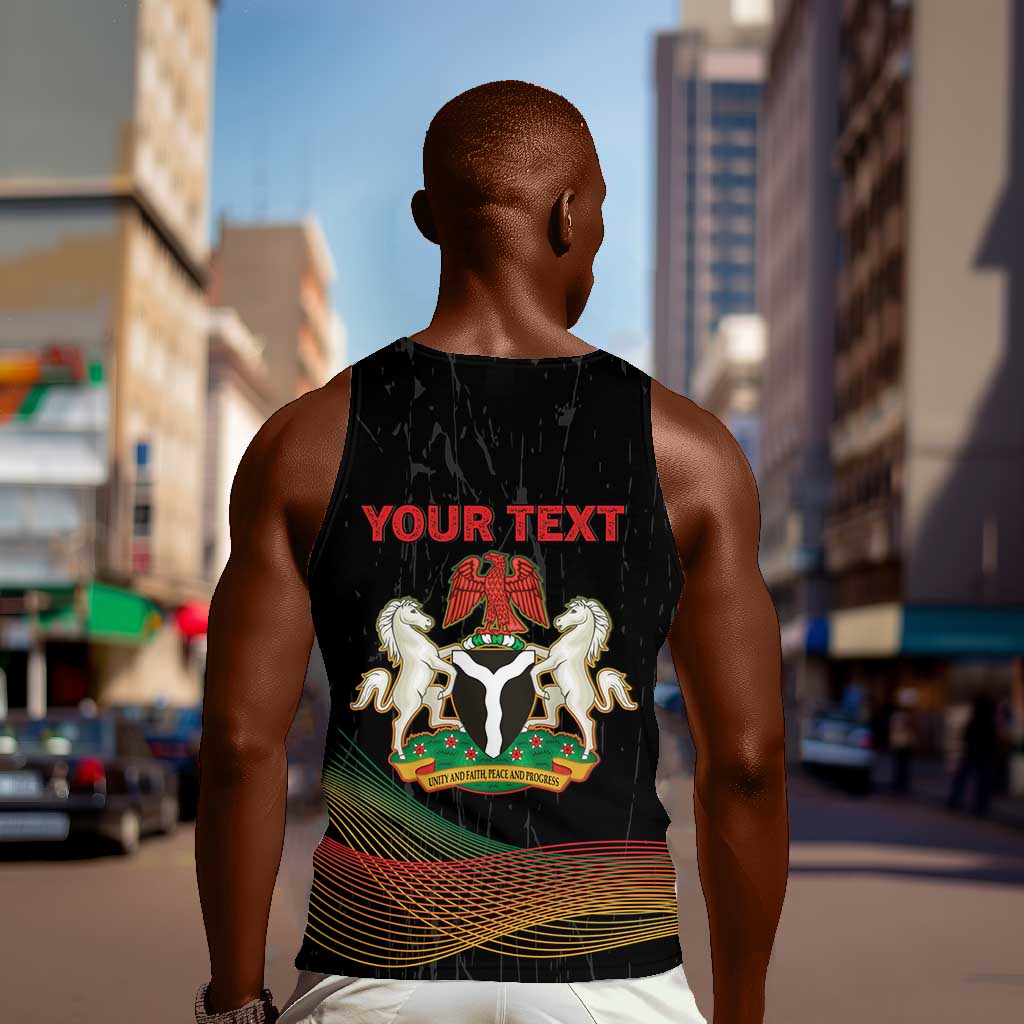 Personalized Nigeria Black History Month Men Tank Top Live It Learn It Make It - Wonder Print Shop