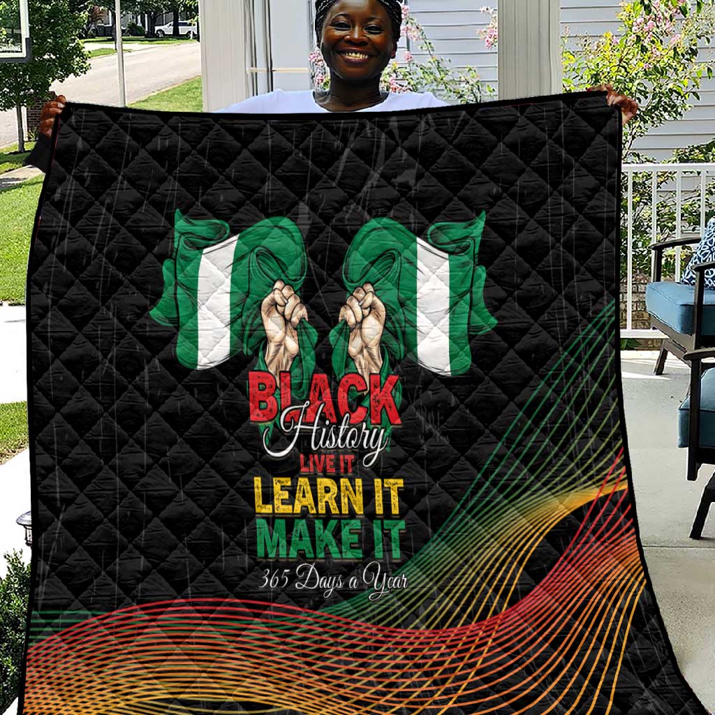 Nigeria Black History Month Quilt Live It Learn It Make It - Wonder Print Shop
