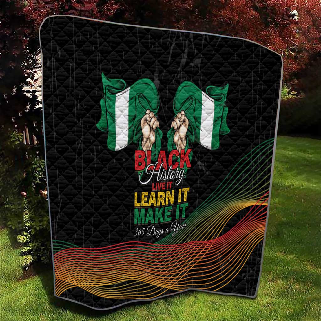 Nigeria Black History Month Quilt Live It Learn It Make It - Wonder Print Shop