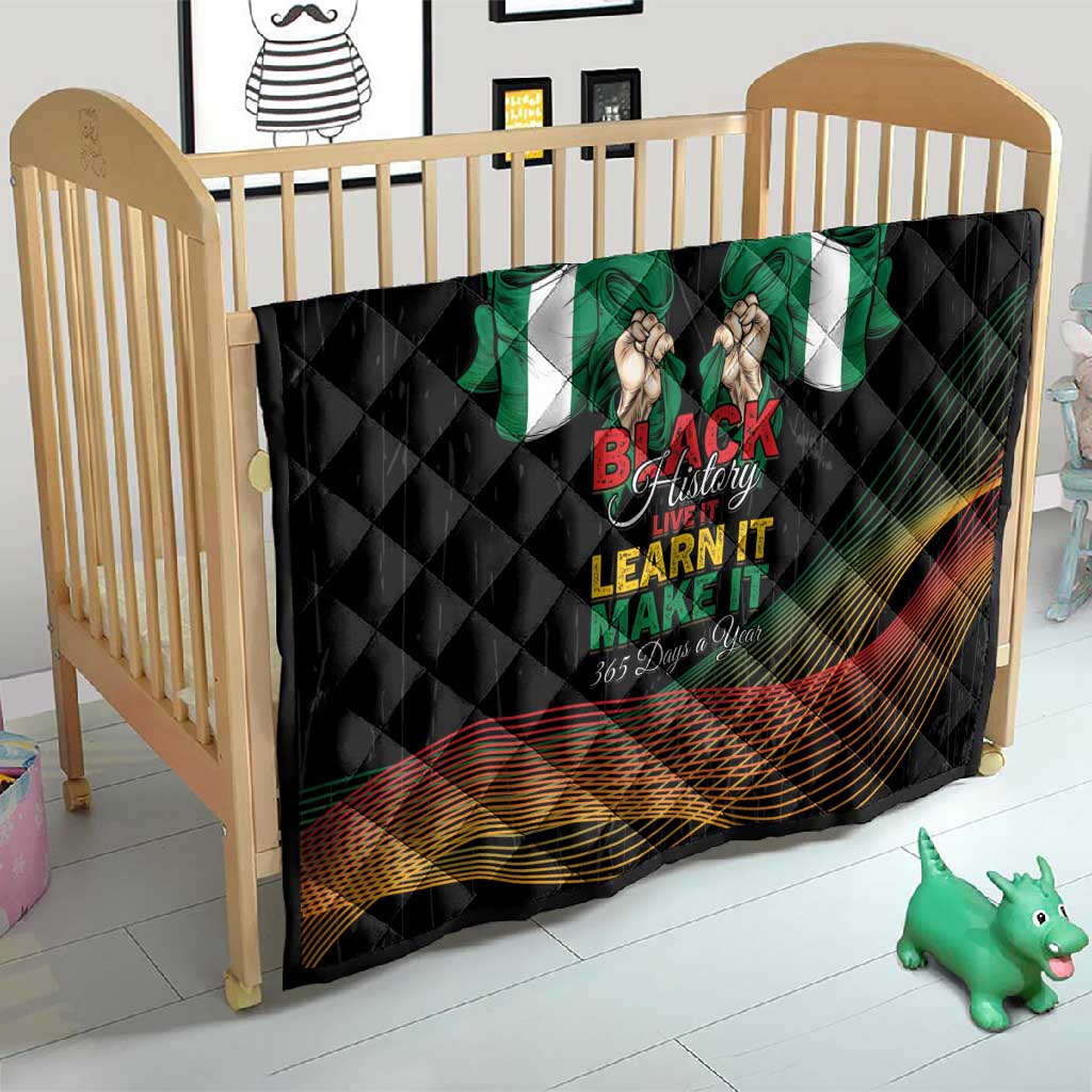 Nigeria Black History Month Quilt Live It Learn It Make It - Wonder Print Shop