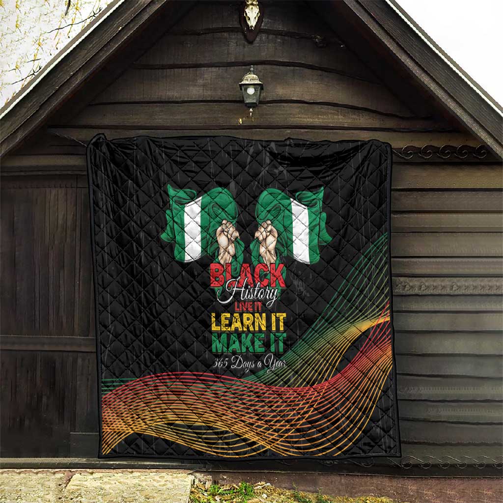 Nigeria Black History Month Quilt Live It Learn It Make It - Wonder Print Shop