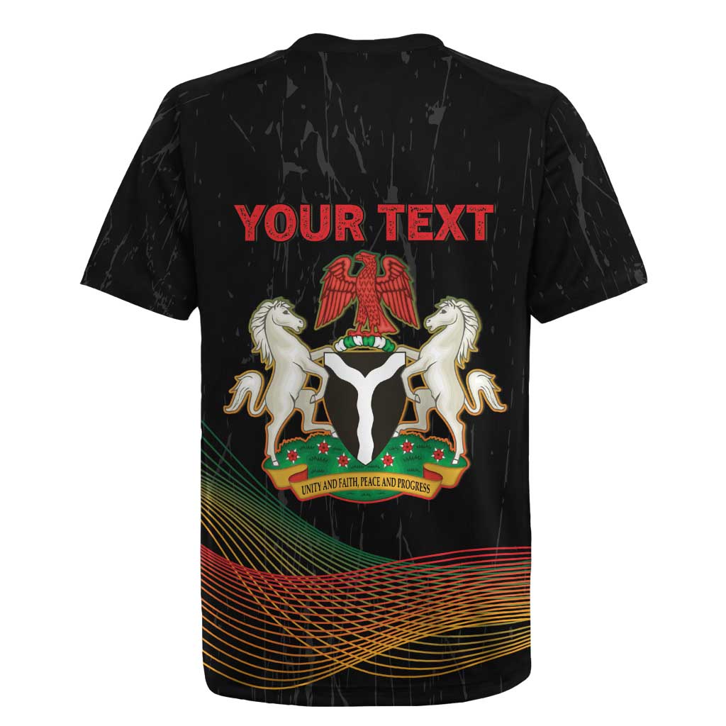 Personalized Nigeria Black History Month Rugby Jersey Live It Learn It Make It - Wonder Print Shop