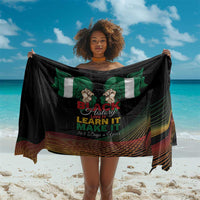 Nigeria Black History Month Sarong Live It Learn It Make It - Wonder Print Shop