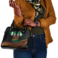 Nigeria Black History Month Shoulder Handbag Live It Learn It Make It - Wonder Print Shop