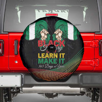 Nigeria Black History Month Spare Tire Cover Live It Learn It Make It - Wonder Print Shop