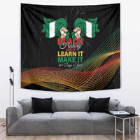 Nigeria Black History Month Tapestry Live It Learn It Make It - Wonder Print Shop