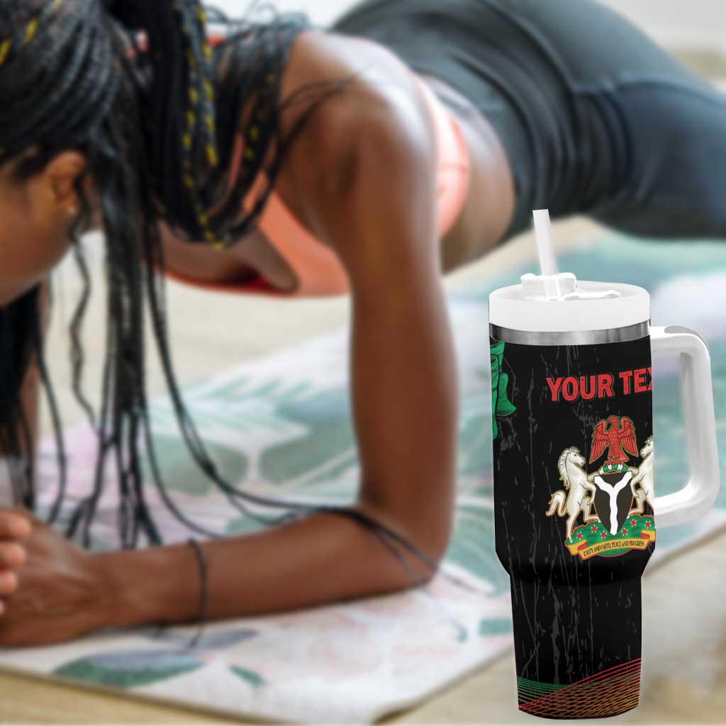 Personalized Nigeria Black History Month Tumbler With Handle Live It Learn It Make It - Wonder Print Shop