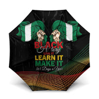 Nigeria Black History Month Umbrella Live It Learn It Make It - Wonder Print Shop