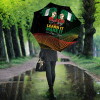 Nigeria Black History Month Umbrella Live It Learn It Make It - Wonder Print Shop