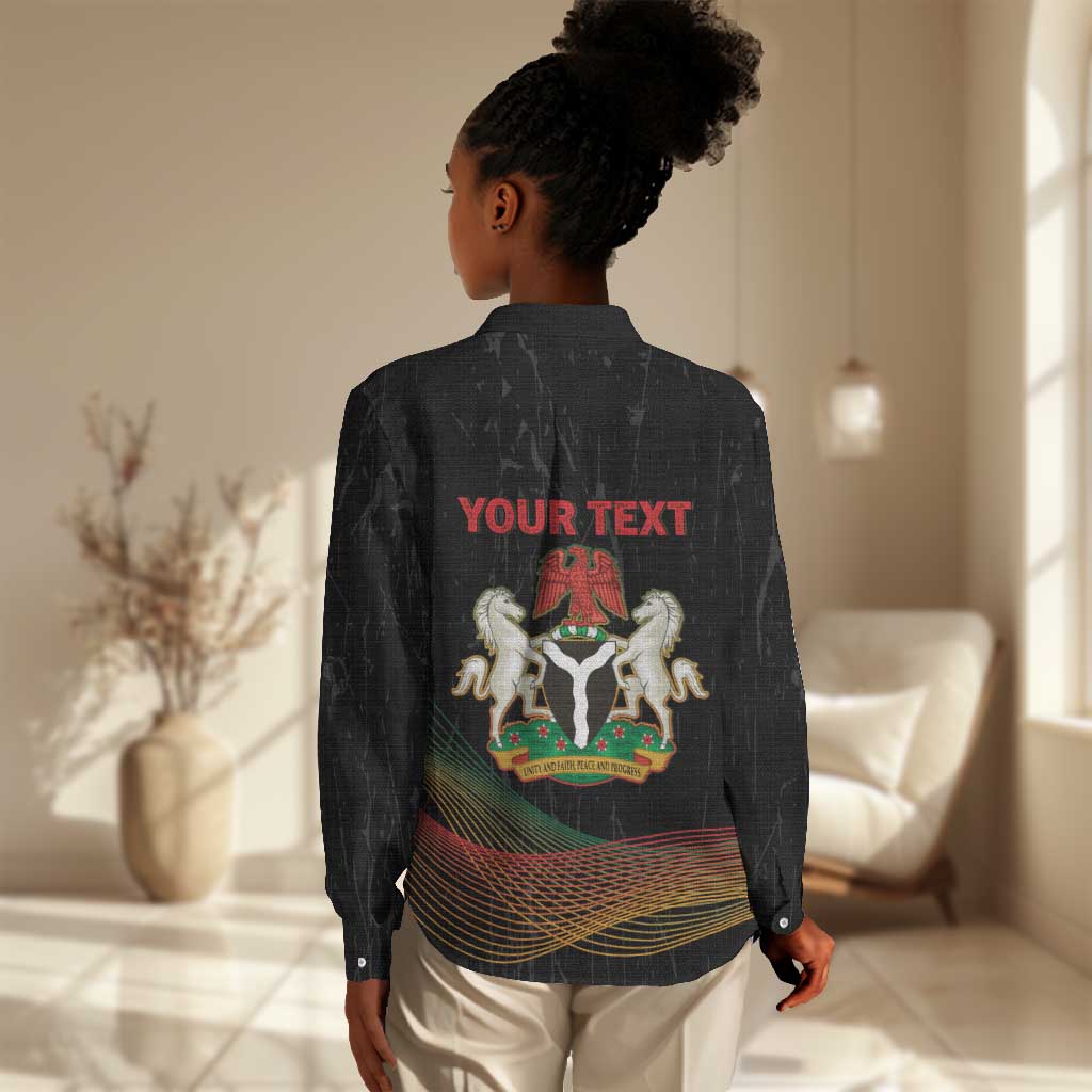 Personalized Nigeria Black History Month Women Casual Shirt Live It Learn It Make It - Wonder Print Shop