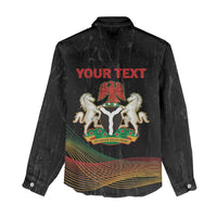 Personalized Nigeria Black History Month Women Casual Shirt Live It Learn It Make It - Wonder Print Shop