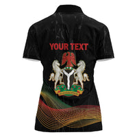 Personalized Nigeria Black History Month Women Polo Shirt Live It Learn It Make It - Wonder Print Shop