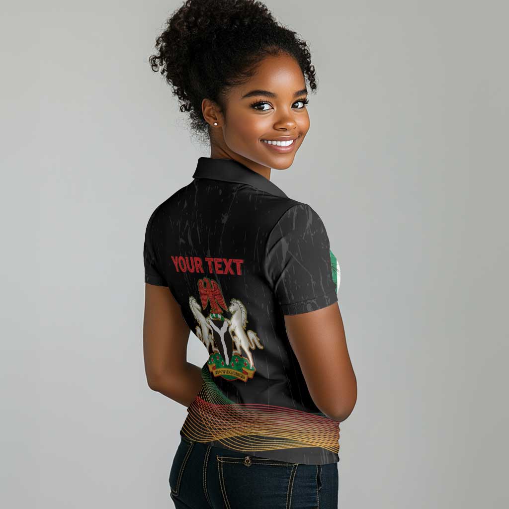 Personalized Nigeria Black History Month Women Polo Shirt Live It Learn It Make It - Wonder Print Shop